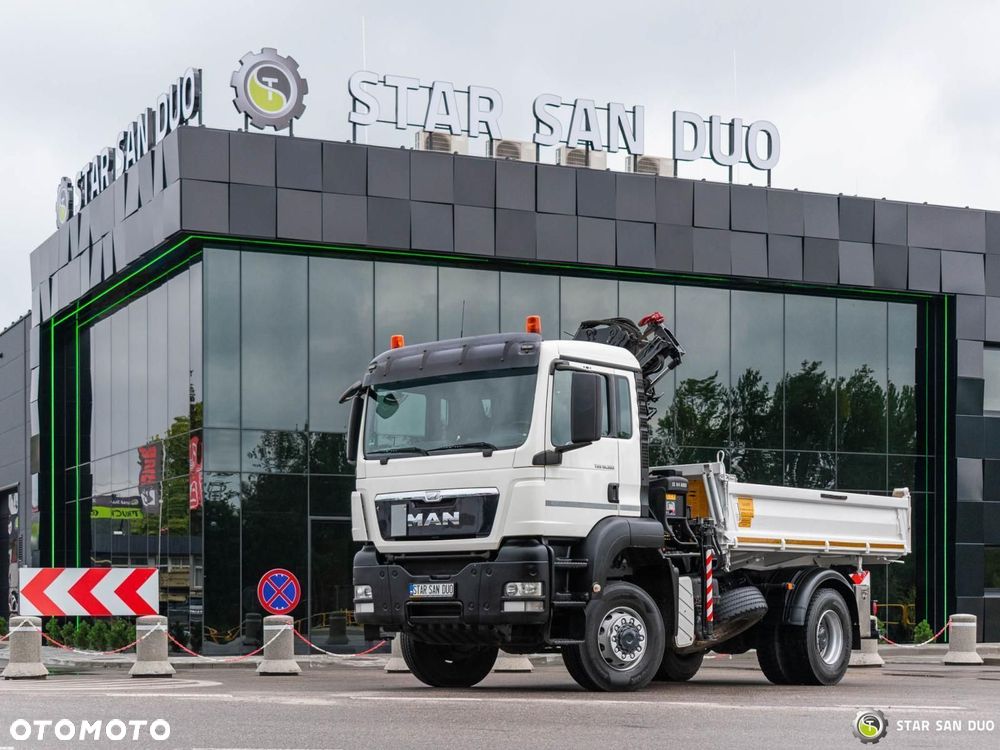 MAN TGS 18.360 4x4 HIAB 144 E-4 HDS Żuraw Wywrotka - 7