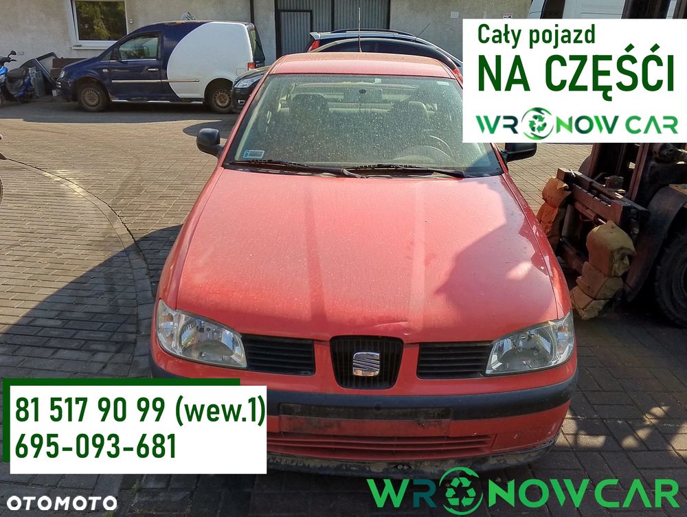 Seat Cordoba (99-02r.) 1.4 B 59KM. Silnik AKK Skrzynia DXK lakier P3G / LP3G / D8.Cały na części. GWARANCJA !!! Przód Tył Zestaw Komplet Drzwi Klapa Zderzak Błotnik Maska Grill Atrapa Szyba Pas Lampa Lusterko Boczki Fotel Kanapa Kokpit Deska Rozdzielcza Przełącznik Włącznik Sterownik Przewody Wiązka Instalacja Moduł Komputer Czujnik Listwa Pompa Alternator Wtryski Głowica Rozrusznik Kompresor Sprzęgło Dwumas Silnik Skrzynia ABS Klimatyzacji Paliwa Wspomagania Kolektor Turbina Przepustnica Zawór Chłodnica Koło Hak Belka Sanki Zawieszenie Mcpherson Półoś Amortyzator Wydech Tłumik Zacisk Most - 1