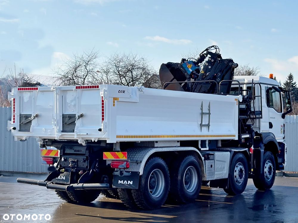 MAN TGS 35.470 * WYWROTKA 5,10 m + PILOT * HIAB Z - HIPRO 191 * 8x4 - 8