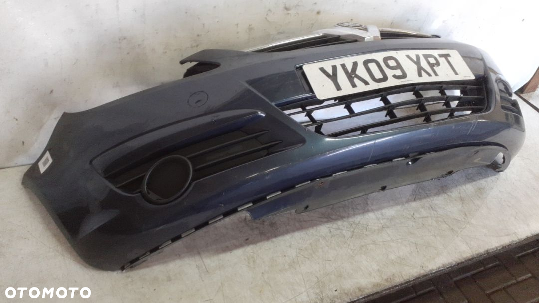 } ZDERZAK PRZÓD PRZEDNI OPEL CORSA D Z168 SZARY GRAFIT USZKODZONY ! - 4