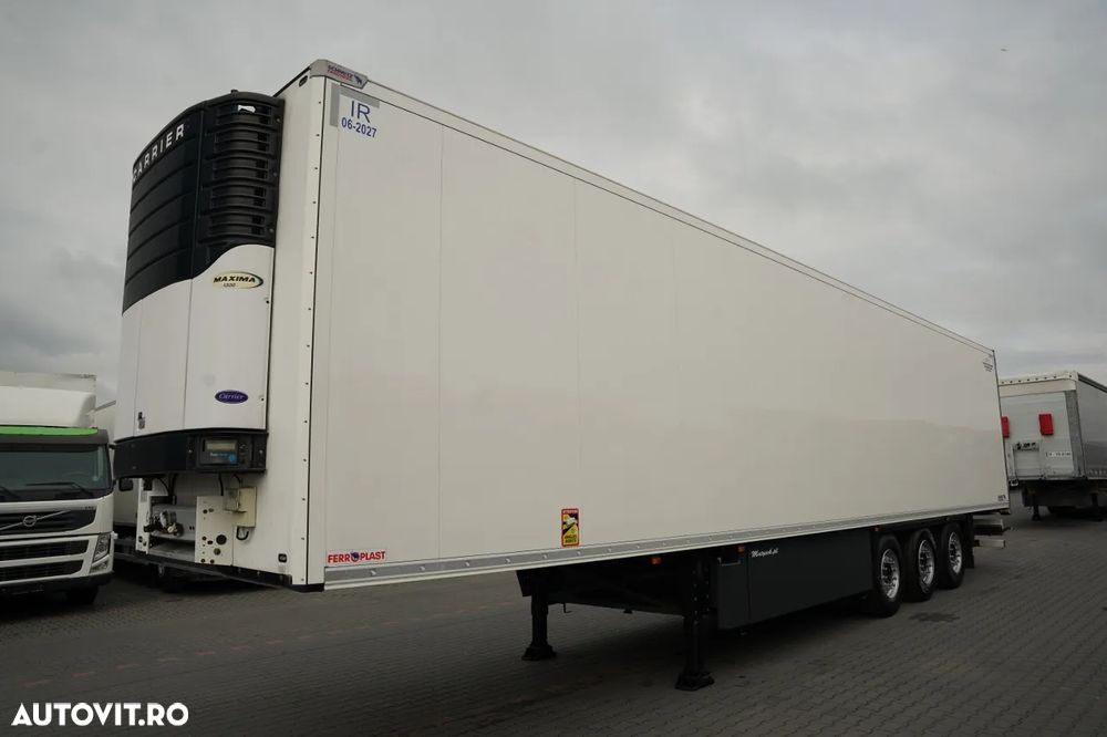 Schmitz Cargobull CAMION FRIGORIFER / TRANSPORT MAXIMA 1300 / AXĂ RIDICATĂ / COȘ PENTRU PALEȚI - 4