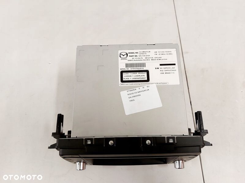 mazda 6 iii gj radio cd nawigacja navi gkj166dv0a - 4