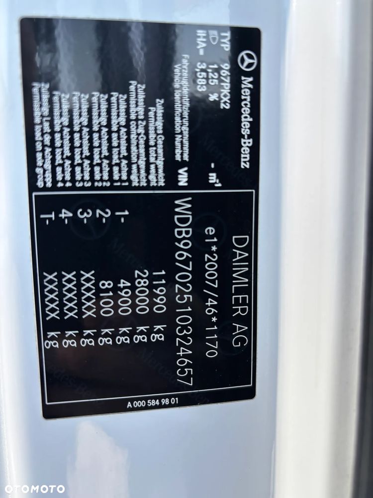 Mercedes-Benz ATEGO 1227 kontener z windą ,  kabina sypialna , webasto, klimatyzacja, niski przebieg , bezwypadkowy. (nie 1224, 1230) - 19