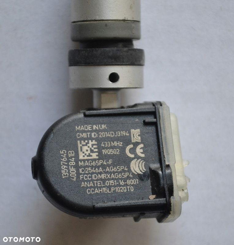 CZUJNIK CIŚNIENIA TPMS OPEL ASTRA CORSA INSIGNIA MOKKA ZAFIRA x1szt C-315 - 4