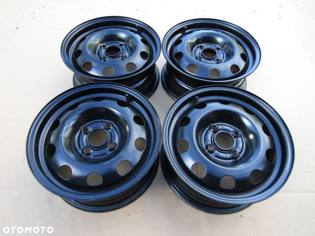 4x Felgi 14 VW Caddy Golf I II III Lupo Seat Arosa Ibiza 6j 4x100 ET43 - 1