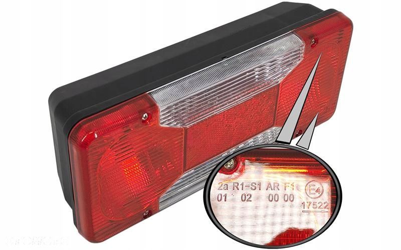 iveco daily lampa zespolona tył tylna prawa / lewa - 5