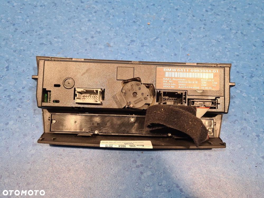 BMW 320I E90 PANEL KLIMATYZACJI 6983944-01 475 - 2