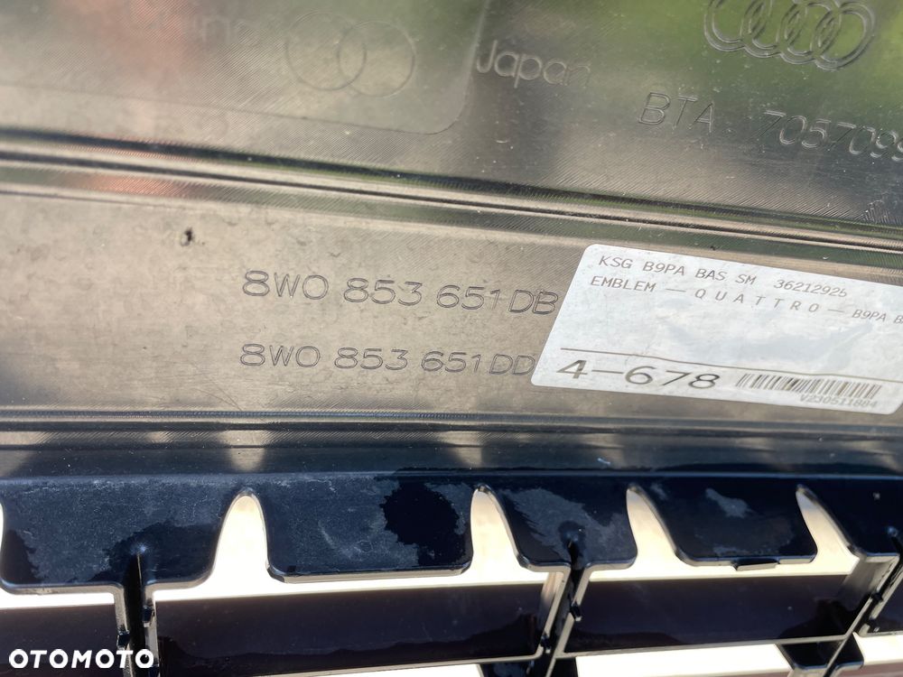 AUDI A4 B9 LIFTING 2019-2023 ZDERZAK PRZEDNI PRZÓD - 8