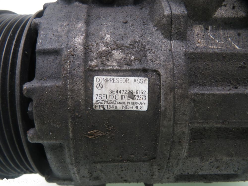KOMPRESOR KLIMATYZACJI MERCEDES CL203 C 220 CDI 4472209152 7SEU17C - 5