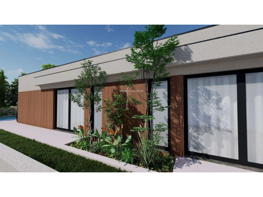 Moradia isolada T4, arquitetura contemporânea com garagem e piscina... - Grande imagem: 3/15