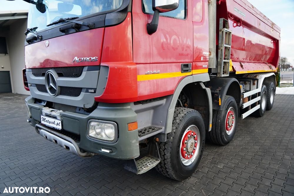 Mercedes-Benz ACTROS 4144 / 8x8 / BASCULATOR SPATE / MEILLER KIPPER / EURO 5 - 14