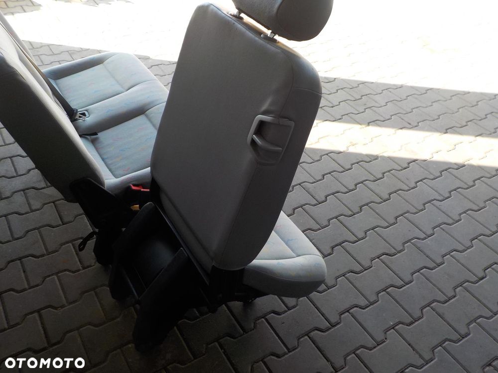 VW T5 T6 FOTEL FOTELE SIEDZENIA RZĄD ŚRODKOWY TYŁ INKA - 4