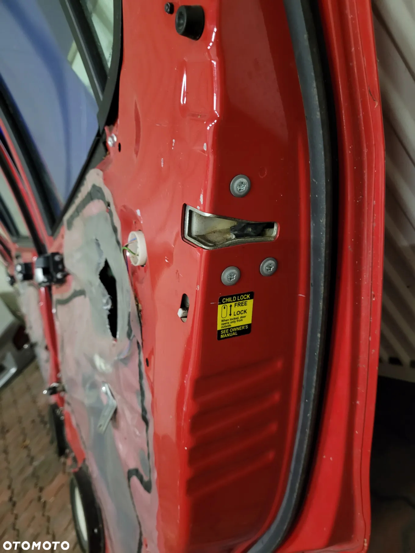PRZOD LEWY ZAMEK 299 ZŁ DRZWI LEWY TYŁ PRZÓD PRAWY TYŁ CZĘŚCI WYPOSAŻENIA DRZWI OPEL AGILA B - 16