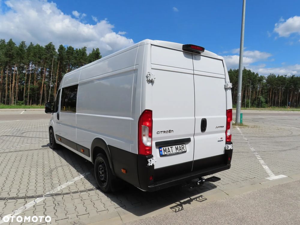 Fiat DUCATO Heavy 2.2 H3-Power 180 KM AT8 Automat L4H2 MAXI DOKA Dubel Brygadowy MIXTO 7-Mio Os.+1025 Kg Ład. Rozstaw Osi 4035 mm WZMACNIANY FULL OPCJA Wyposażenia Gwarancja Fabryczna HAK 3000 KG Stan Auta Jak Z Salonu NOWY - 3