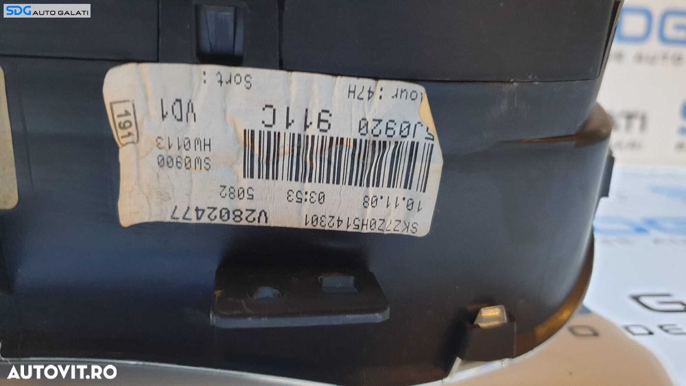 Kit Pornire ECU Calculator Motor Cip Cheie Imobilizator Skoda Fabia 2 1.4 TDI BMS 2007 - 2015 Cod 045906013R 045906013E 0281015050 5J0920911C - 4