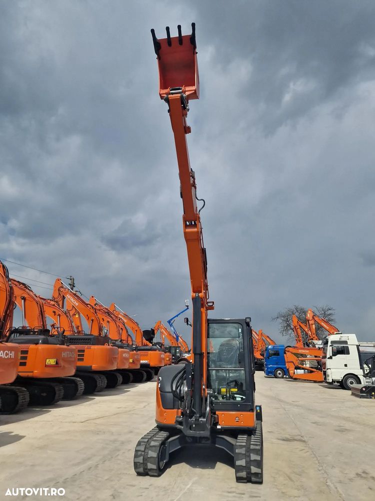 Hitachi ZX65, 6,5tone, 2025, NOU, 66.900 EUR+Tva, PROMOTIE CUPLA RAPIDA+3 CUPE NOI, Aer cond, Inst picon, Ad sapare 4,5m, latime 2m, inaltime 2,55m, posibilitate leasing 5 ani, SUPER PRET 66.900 EUR+Tva - 30