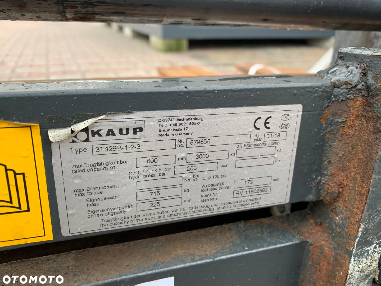 Paletyzer na trzy palety Kaup 3T429B-1-2-3 ID OS1238 - 5