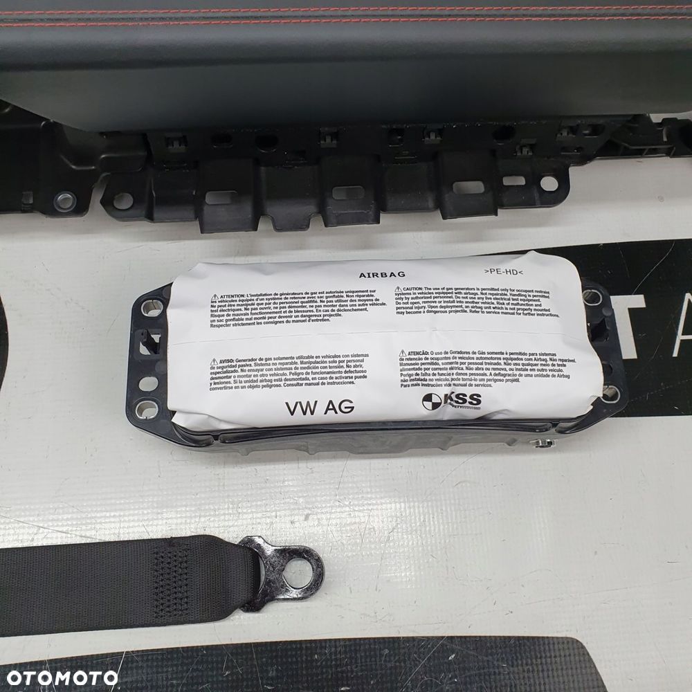 PORSCHE TARGA DESKA ROZDZIELCZA KONSOLA KOKPIT PULPIT PODUSZKI AIRBAG AIR BAG PASY KIT SET - 9