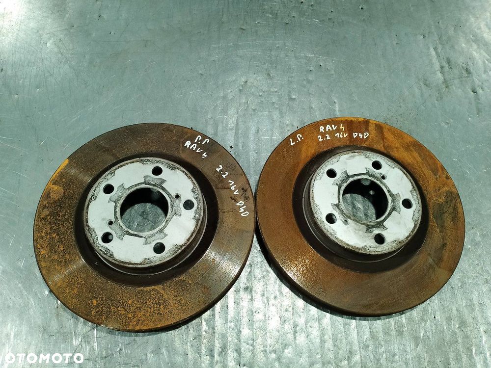 TARCZE HAMULCOWE PRZÓD TOYOTA RAV4 III 2.2 16V D4D - 1