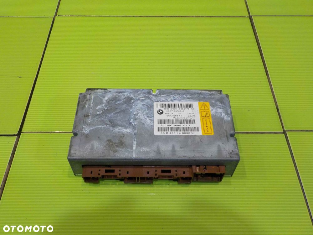 BMW 7 E65 LIFT 05r sensor modul AIRBAG 6972648 - 5