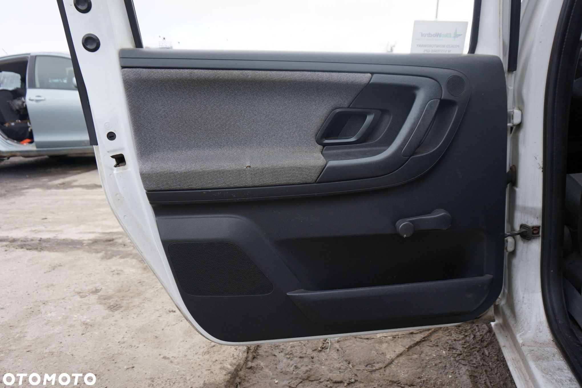 DRZWI TYLNE LEWE ROOMSTER I 5J LIFT LF9E  BIAŁY SKODA 2010-2015 - 7