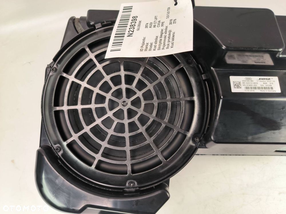 GŁOŚNIK AUDI A6 C7 LIFT 4G8035382 - 8