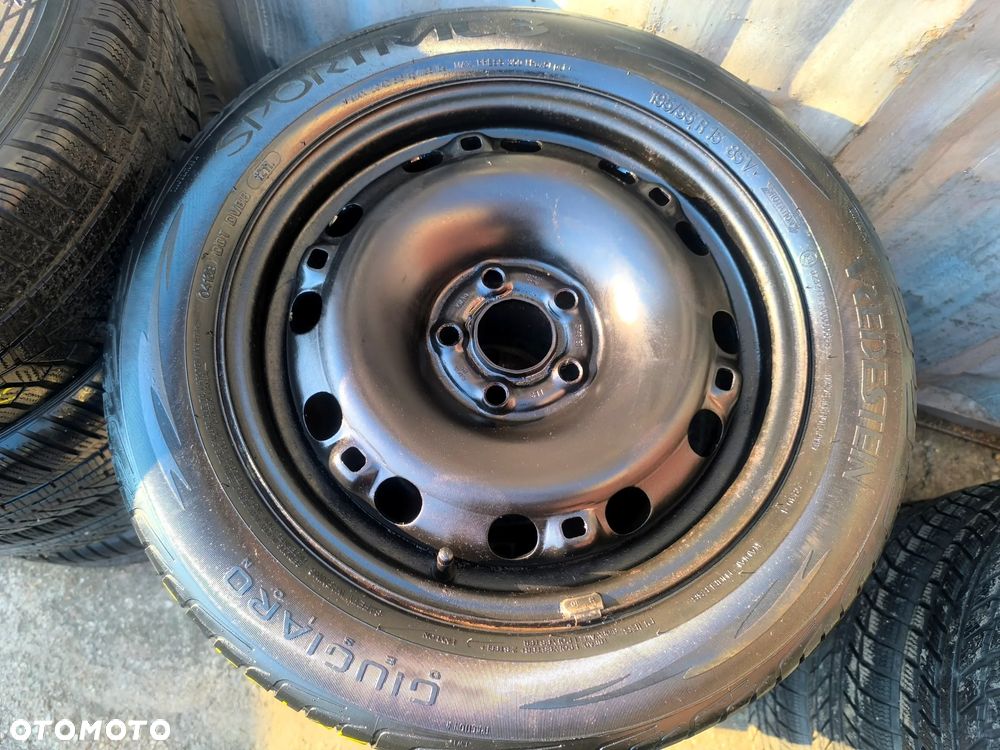 5x100 Felgi Stalowe Stal 15 Koła Letnie Lato SKODA FABIA PRAKTIK ROOMSTER RAPID SEAT IBIZA CORDOBA TOLEDO IV 4 VW FOX POLO 5,5mm Legnica ALU-RAD 195/55 - 3
