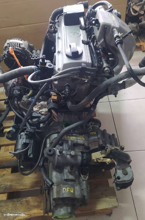 motor vw golf 3 gti 2.0i com 115cv ref: AGG caixa velocidades DFQ - 6