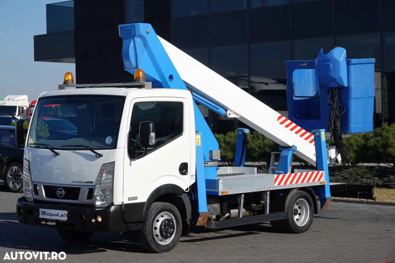 Renault CABSTAR NT 400 / LIFTING 18 METRI / SOCAGE T318 ridicator de cosuri / COS 2 PERSOANE - 225 kg / DUPA CONTRACTUL DE SERVICE - 11