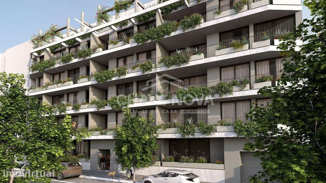 T0 Novo Último Piso c/ Lugar de Garagem em Santa Marinha (Coimbrões) - Grande imagem: 2/15