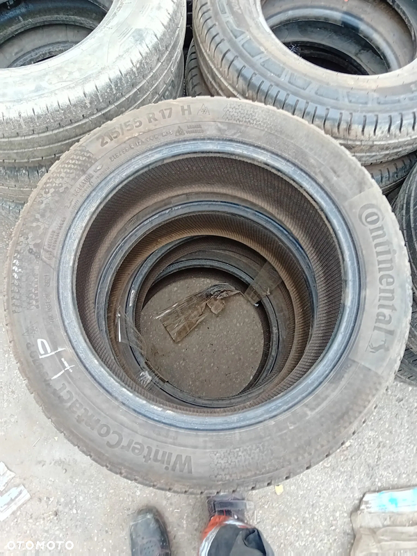 Opona Continental Wintercontact 215/55R17 używana zima