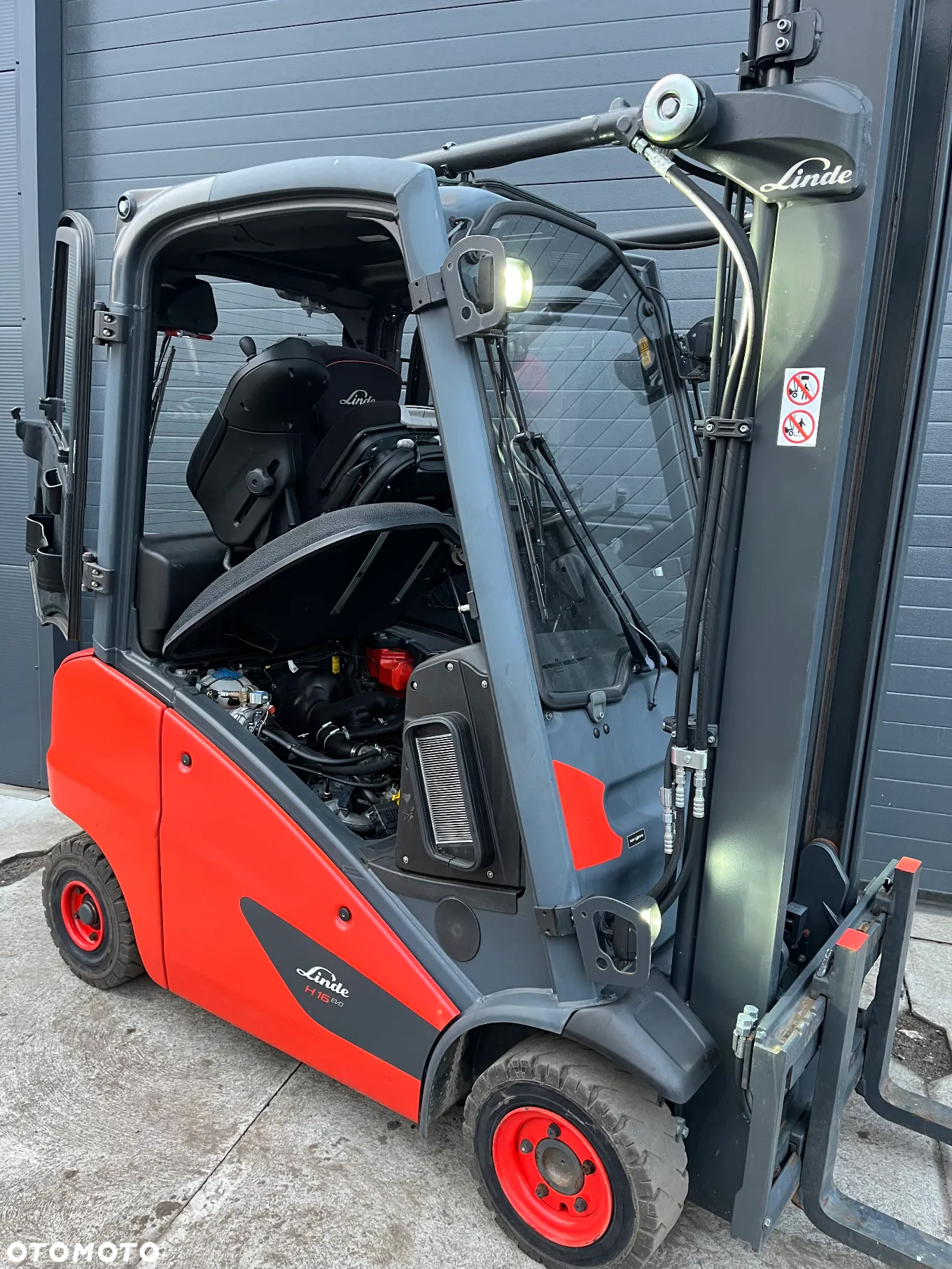Linde H16-T Gaz LPG, Pełna kabina, Przesuw boczny, maszt Standard - 4