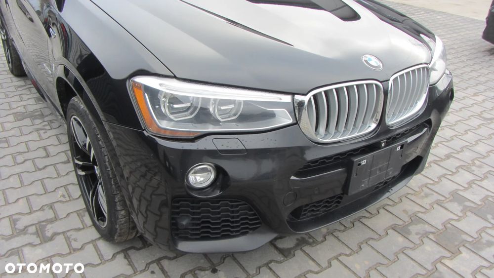 BMW X3 F25 LCI LIFT M-Pakiet N55B30 475 Black sapphire Czarna MASKA ZDERZAK CZĘŚCI WARSZAWA - 2