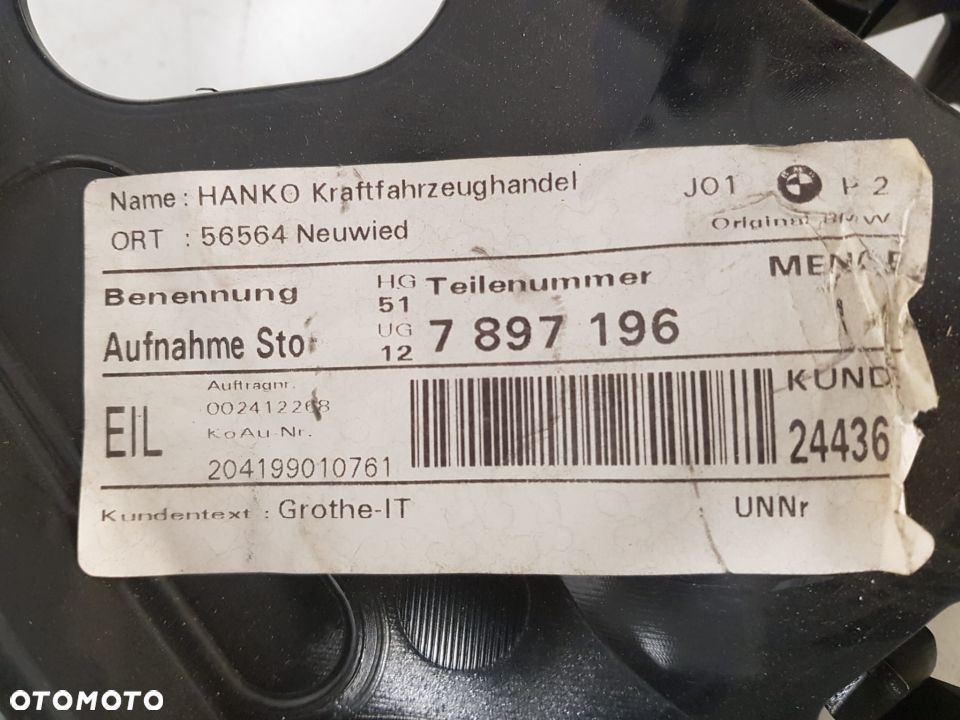 BMW 5 E61 KOMBI M-PAKIET ŚLIZG ZDERZAKA PRAWY TYŁ TYLNY NOWY 7897196 - 2