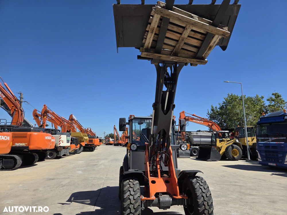 Hitachi ZW75-6, 2023, 151h, EX DEMO, 6 tone, ridica 2,4tone la 3,2m, Cupla rapida, CUPA 1mc, FURCI, articulat, transmisie 4x4, Deutz 75CP, 2 locuri, produs in Germania, posibilitate leasing 4 ani-PROMOTIE 51.900 EUR+Tva - 10