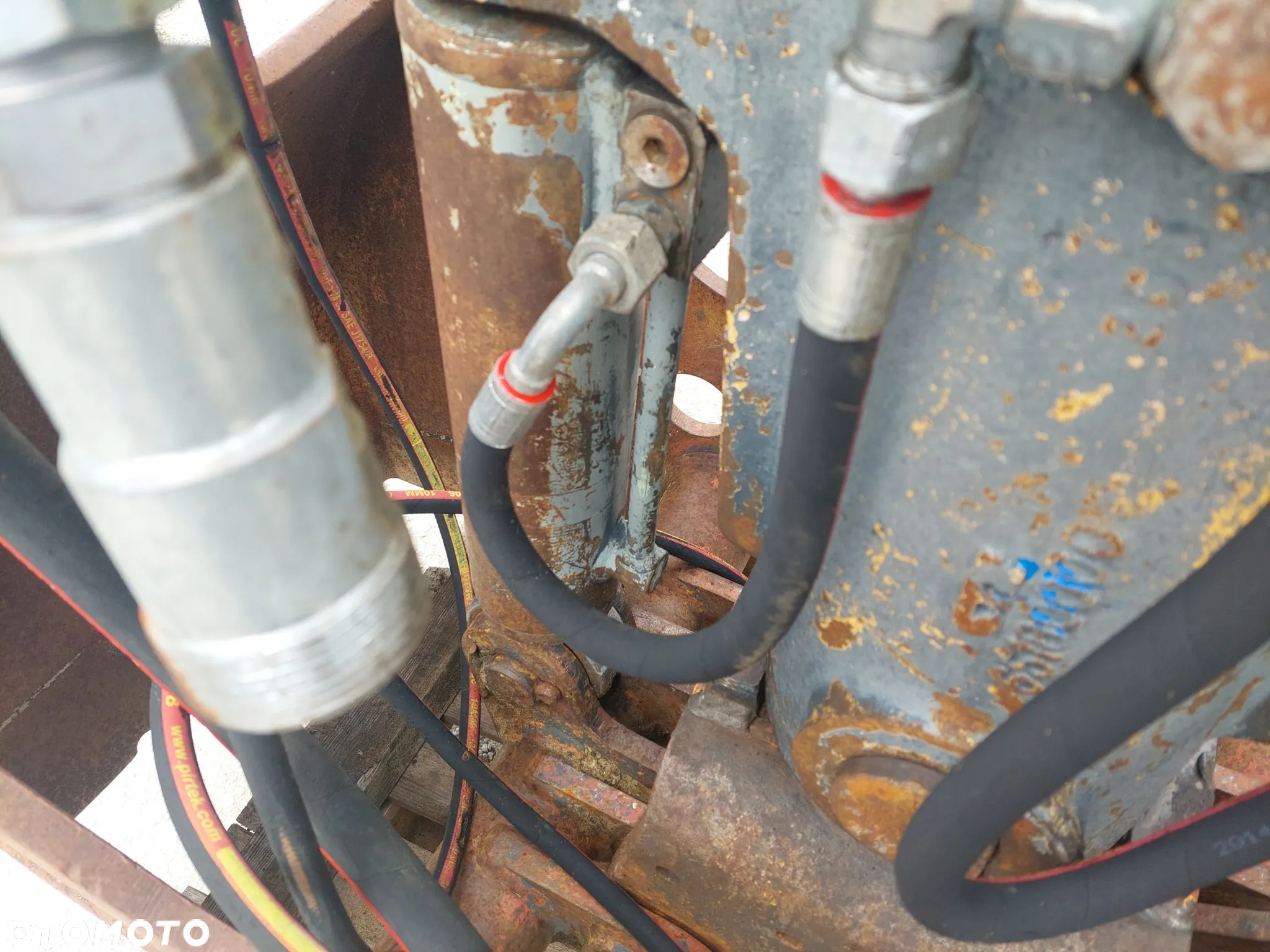 Łyżka chwytakowa, chwytak obrotowy rotor rotator koparki na szybkozłącze Nado SK 15 20 Komatsu PW PC 130 138 140 148 160 180 210 - 9