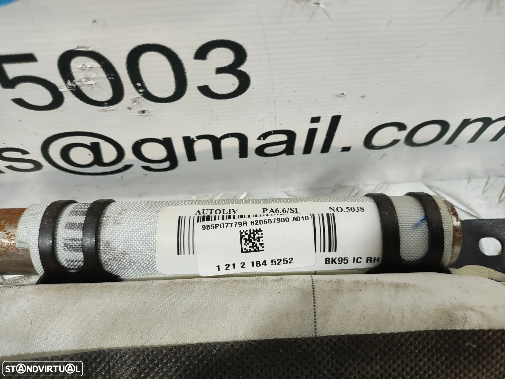 CORTINA CORTINAS AIRBAG RENAULT MEGANE III 3 MK3 FASE 1 GRANDTOUR CARRINHA 985P07779R 985P15305R - 5