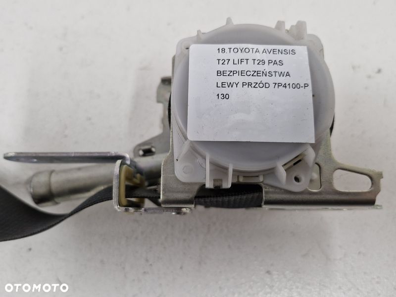 TOYOTA AVENSIS T27 LIFT T29 PAS BEZPIECZEŃSTWA LEWY PRZÓD PRZEDNI 7P4100-P - 3