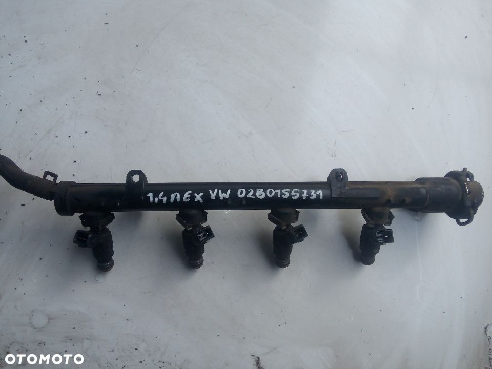 VW POLO GOLF IBIZA 1,4 8V listwa wtryskowa wtryski 030133319AA 030906031J - 4