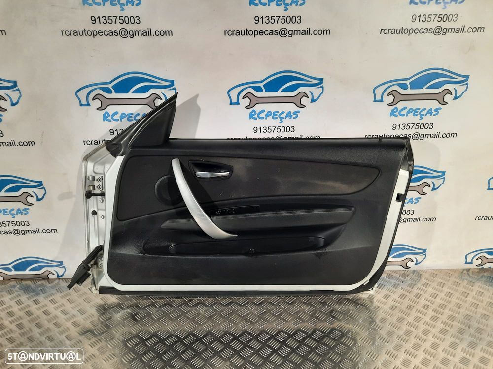 PORTA PORTAS FRENTE FRONTAL DIREITA BMW SERIE 1 E81 COUPE E82 CABRIO E88 41007207446 7207446 FECHO ELEVADOR MOTOR PUXADOR VIDRO RETROVISOR RETROVISORES - 6