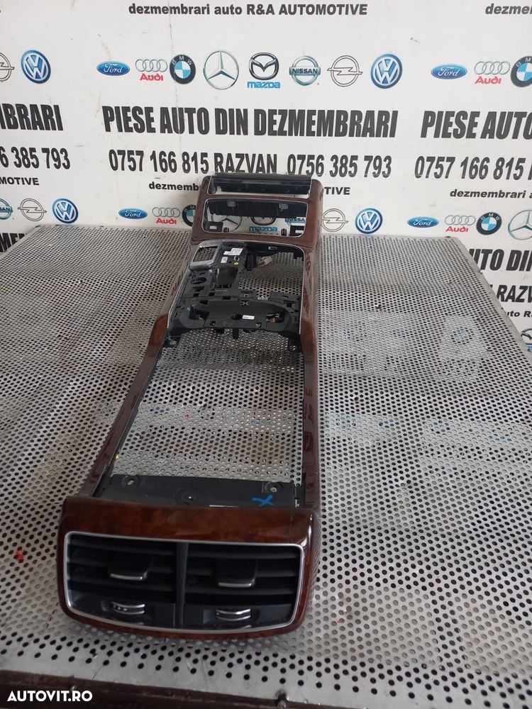 Ornament Mahon Consola Centrala Cotiera Audi A8 4H D4 Volan Stanga An 2010-2011-2012-2013-2014-2015 - 1