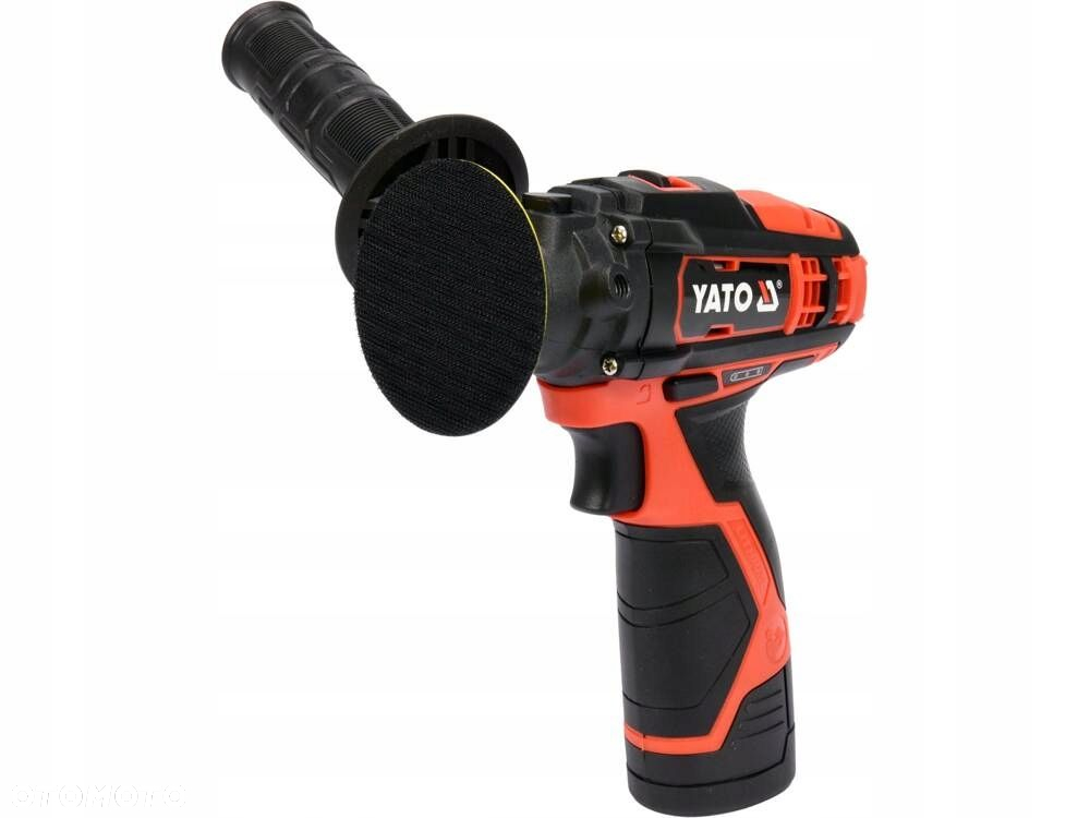 YATO POLERKA SAMOCHODOWA SZLIFIERKA AKUMULATOROWA 12V  3GĄBKI YT-82903 - 2