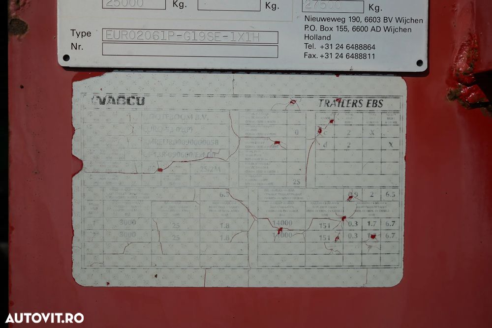 Nooteboom BETON JOS / EXTENSIBIL / TIEFBETT / EXTENSIBIL / TRANSPORTATOR / 19,5 M / MASĂ PUTERNICĂ: 55 TONE / - 23