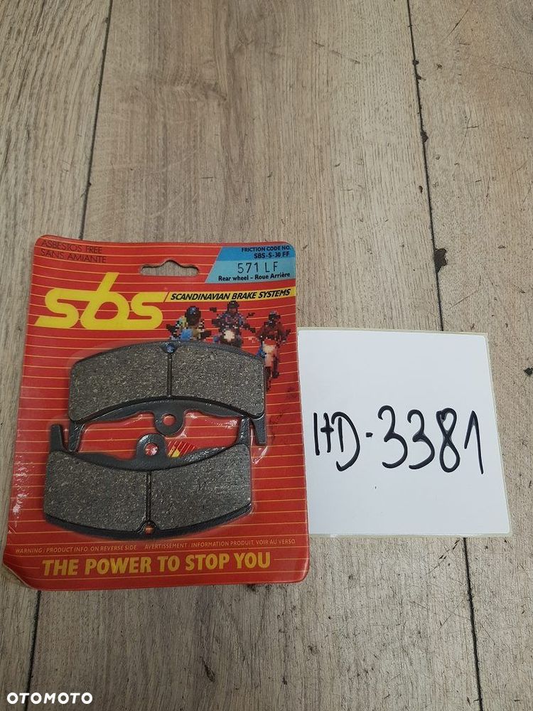 Klocki hamulcowe SBS 571 LF Honda CBX400F NV400 VF400F CBX550F - 1