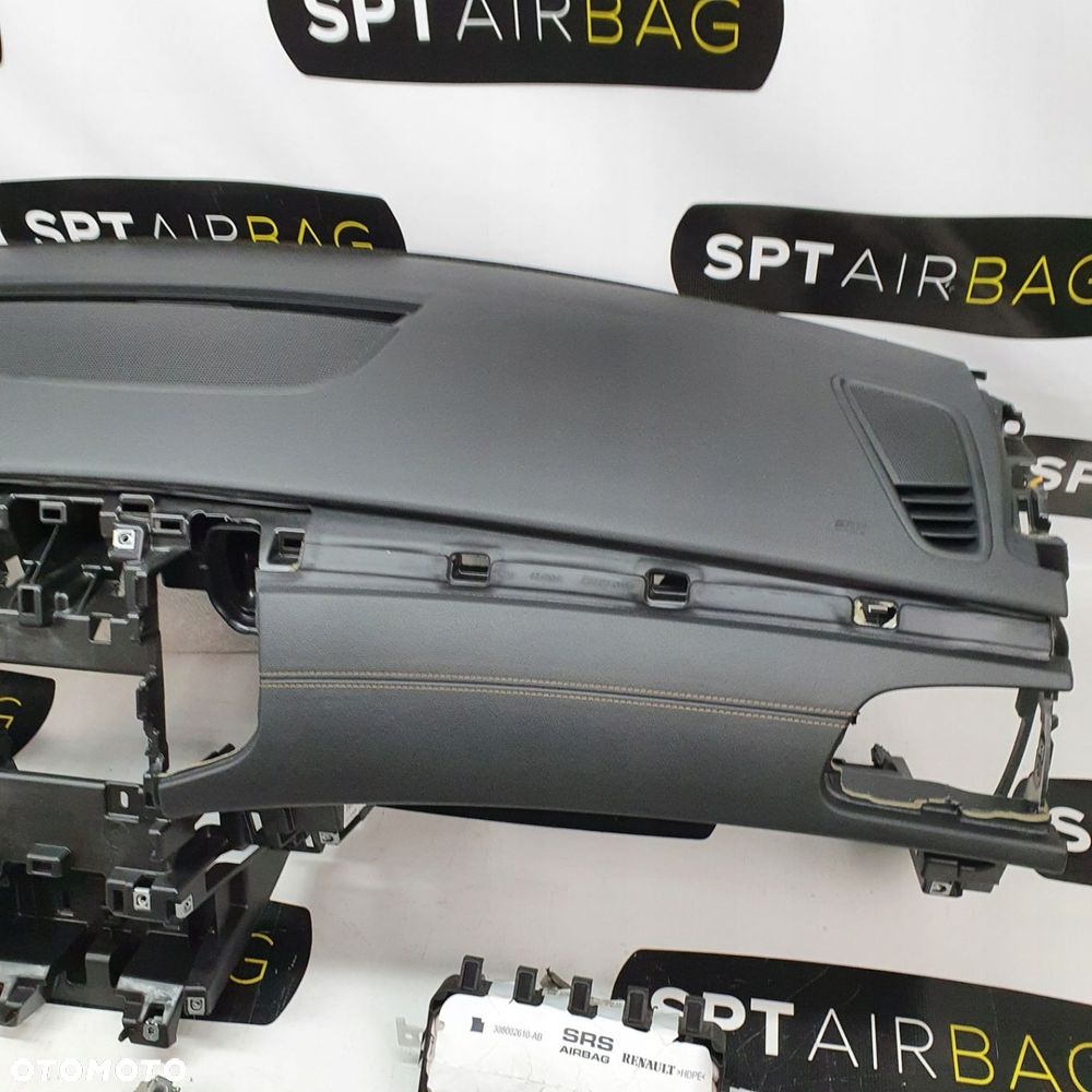 RENAULT TALISMAN DESKA ROZDZIELCZA KONSOLA KOKPIT PULPIT PODUSZKI AIRBAG AIR BAG PASY KIT SET - 4