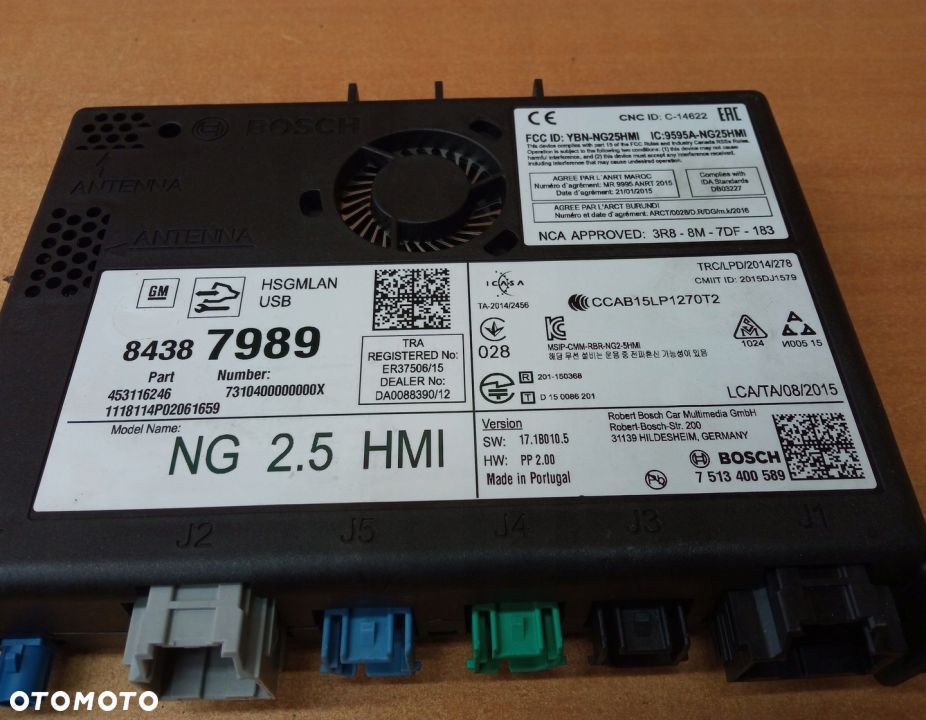 MODUŁ STEROWNIK NAWIGACJI OPEL INSIGNIA B 84387989 - 2
