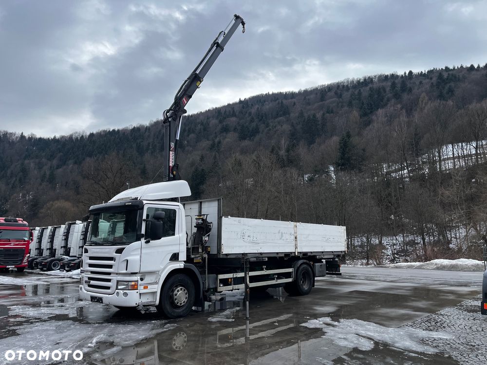 Scania P340 Opticruise 2009 // HDS Hiab 099B-2CL // Zabudowa Burtowa // Burty 1m // - 3