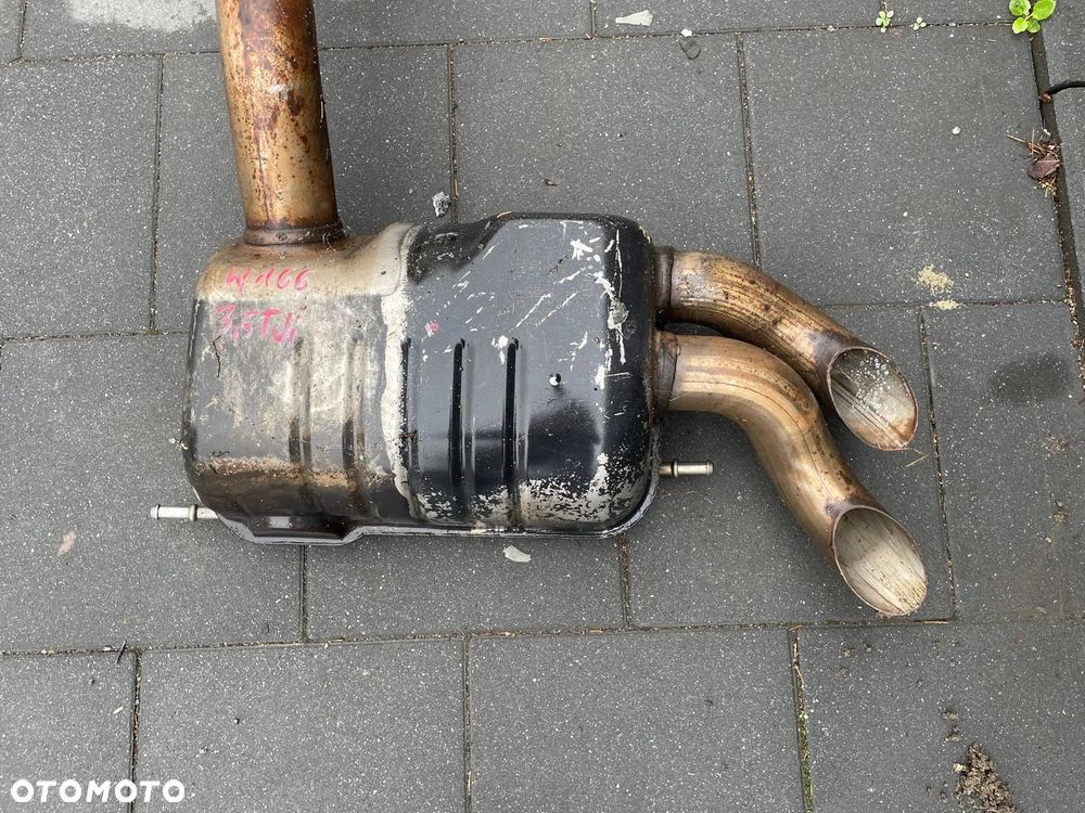WYDECH KOMPLETNY TŁUMIK UKŁAD WYDECHOWY MERCEDES ML W166 350 CDI A1664905115 - 5