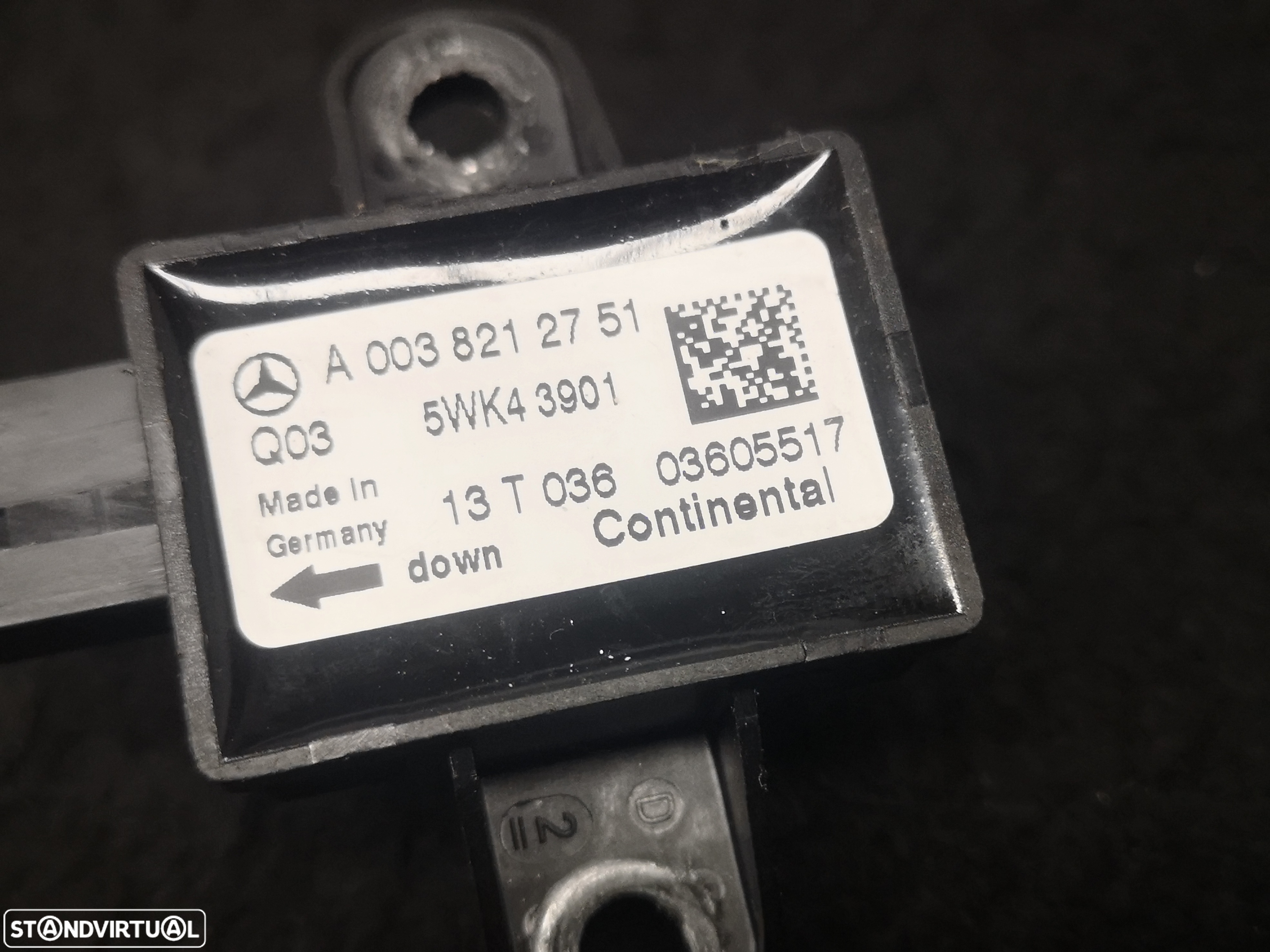 Sensor de airbag sensor impacto  Mercedes 2006-2013 (3x no estoque) - 4