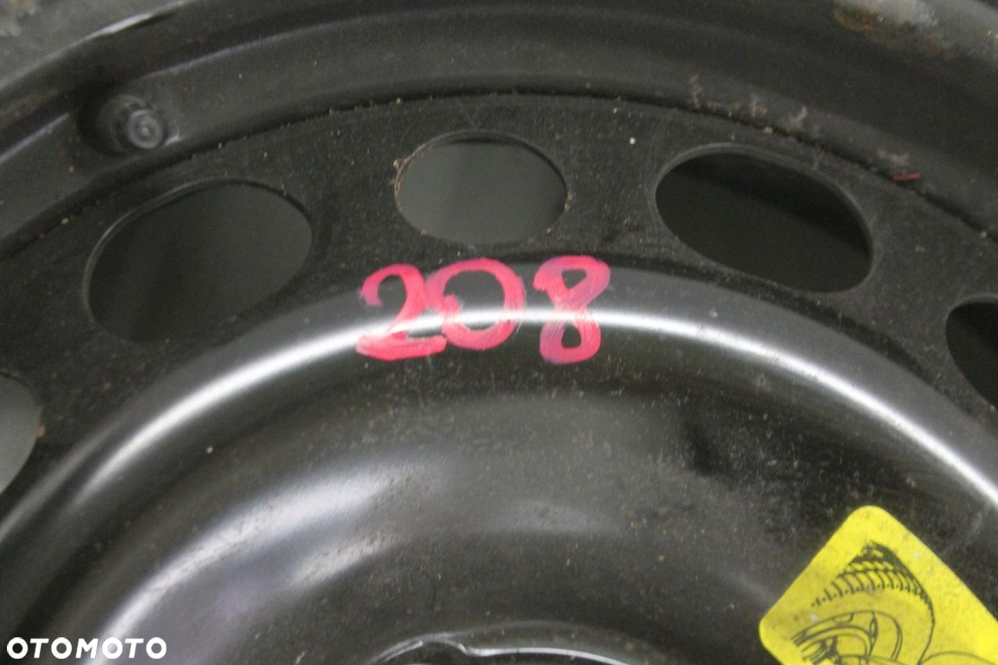 KOŁO ZAPASOWE DOJAZDÓWKA 4X108 ET23 PEUGEOT 208 I 12-19 - 2